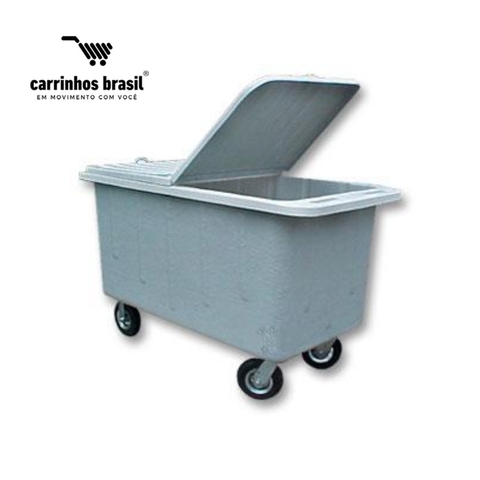 Carrinho Lavanderia Fibra de Vidro 430 Lt - comprar online