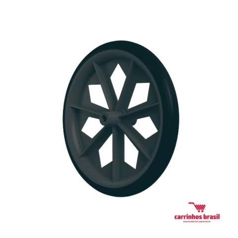 Roda Carrinho Feira Raiada Grande 19,8 cm - comprar online