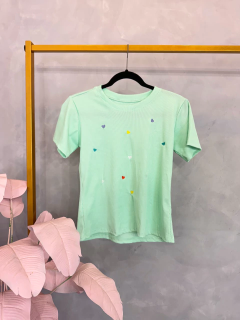 TSHIRT RIBANA BORDADINHA VERDE - comprar online