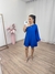 VESTIDO ASSIMÉTRICO MG AMPLA AZUL ROYAL na internet