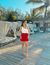1009764 SHORT SAIA BOTÕES ALFAIATARIA VERMELHO - Conceito Feminino