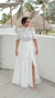 1009808 VESTIDO LONGO C FAIXA SERAPHINE FORRADO OFF