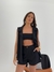 CONJ COLETE + SHORT LINHO PRETA - loja online