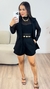 CONJ COLETE + SHORT LINHO PRETA - comprar online