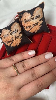 Aparador de pedrarias Banhado a ouro 18k - comprar online