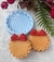 Molde de Silicone Bolachinha Waffle Redonda By Chris Santos