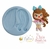 Molde de Silicone Cabelinhos Cute 4