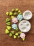 Molde de Silicone Kit Flor e Folhas