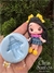 Molde de Silicone Meninas Baby Sainha Plissada