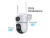 Camara IP wifi móvil exterior doble lente 3MP+3MP NSIC633 - CONEXIÓN HOGAR