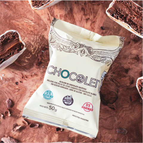 Alfajor chocoleit blanco