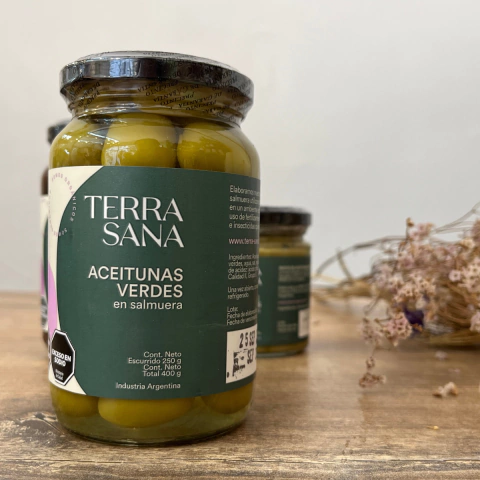 Aceitunas verdes en salmuera