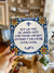 Azulejo Frase ¨Que la paz de Jesus¨ 20x20