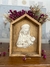 Casita de madera Virgen y niño Jesus - comprar online