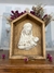 Casita de madera Virgen y niño Jesus en internet