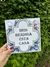Imagen de Azulejo Frase ¨Dios Bendiga esta casa¨ Azul 20x20