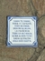 Azulejo Frase ¨Nada te turbe¨ azul 20x20 - La Mansa