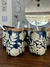 Imagen de Mate flores azul