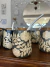 Mate flores gris - comprar online