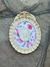 Imagen Rococo Medalla milagrosa mini flores rosa - comprar online