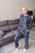 PIJAMA LARGO ADULTO MANGA LARGA FULL ESTAMPA COD 5 - comprar online