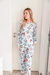 PIJAMA LARGO ADULTO MANGA LARGA FULL ESTAMPA COD A10 - tienda online