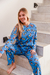 PIJAMA LARGO ADULTO MANGA LARGA FULL ESTAMPA COD A37 - tienda online