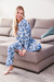 PIJAMA LARGO ADULTO MANGA LARGA FULL ESTAMPA COD A23 - comprar online