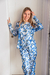 PIJAMA LARGO ADULTO MANGA LARGA FULL ESTAMPA COD A23 - tienda online