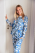 PIJAMA LARGO ADULTO MANGA LARGA FULL ESTAMPA COD A23 - comprar online