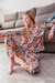 PIJAMA LARGO ADULTO MANGA LARGA FULL ESTAMPA COD A15 - comprar online