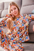 Imagen de PIJAMA LARGO ADULTO MANGA LARGA FULL ESTAMPA COD A15