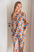 PIJAMA LARGO ADULTO MANGA LARGA FULL ESTAMPA COD A15 - comprar online
