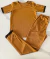 PIJAMA MORLEY ENCAJE 2 PIEZAS { TERRACOTA } - ETIOPIASHOWROOMAYORISTA