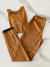PIJAMA MORLEY ENCAJE 2 PIEZAS { TERRACOTA } - comprar online