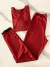 PIJAMA MORLEY ENCAJE 2 PIEZAS { ROJO } - comprar online