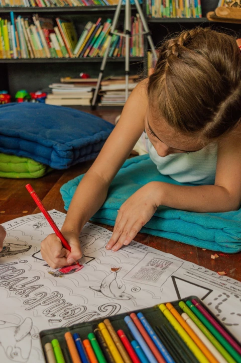 Mapa para colorear Animales autóctonos