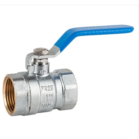 Válvula Esférica Genebre Bronce Cromado Ø 3/8'' Riego Agua