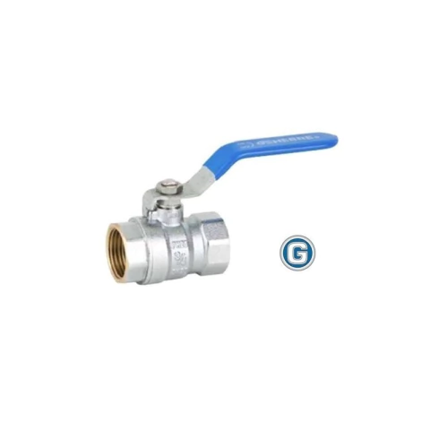 Válvula Esférica Genebre Bronce Cromado De Ø 3 Gramabi Art 3028 Roscada Llave Riego Agua Caliente Y Fria Reforzada