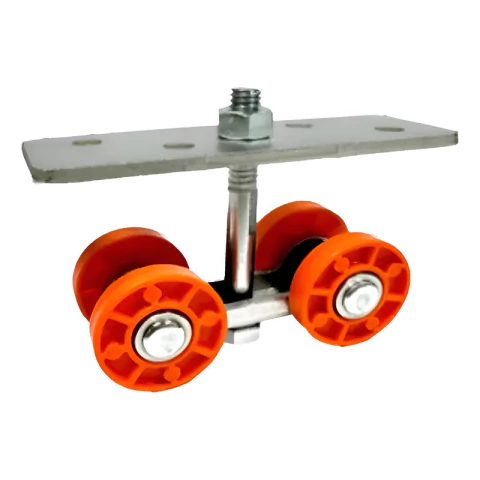 Carro Riel Portón Corredizo 170 Acetal Std 4 Ruedas Ducasse