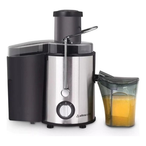 Juguera Extractor Eléctrico De Jugo Ultracomb Jg2703 600w Plateado