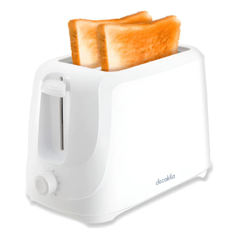 Tostadora Eléctrica 700w Decakila Descongelar 6nv 2 Rebanada Blanco