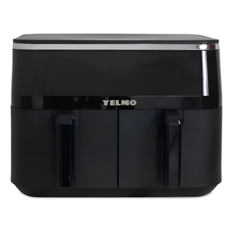 Freidora De Aire 9l 1700w Ultracomb Airfryer Doble Bandeja Negro