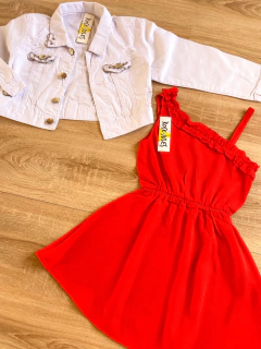 VESTIDO ANNA ROJO