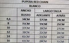 PUPERA RED CHAIN BLANCA - comprar online