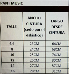 PANT MUSIC - comprar online