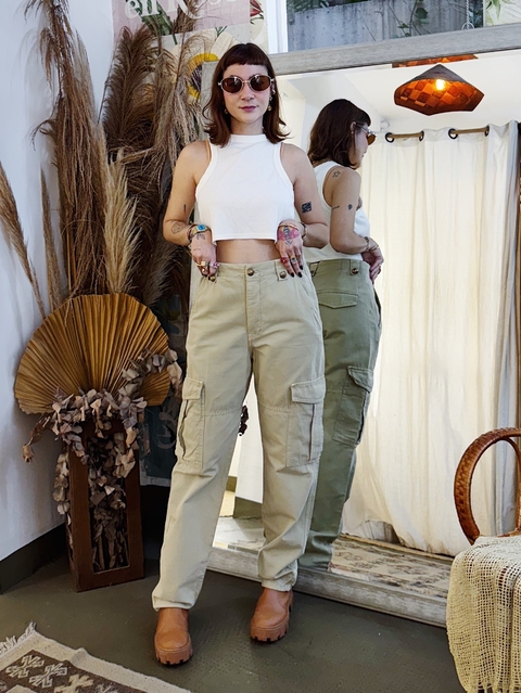 Calça Cargo Zara (M) - comprar online