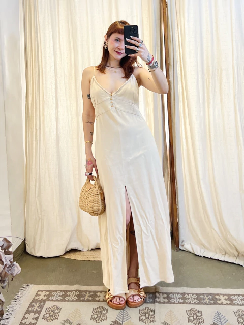 Vestido Longo Zara (GG) (c/ etiqueta) - comprar online