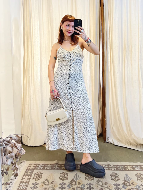 Vestido Tiny Flowers Zara (P) (c/ etiqueta) - comprar online