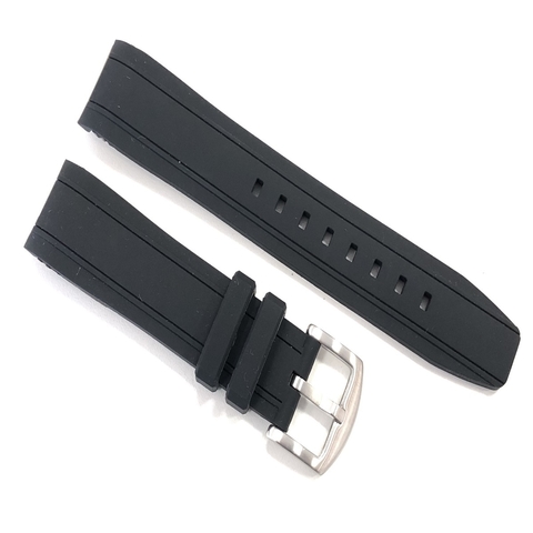 Pulseira Silicone Legacy Preta Curvada
